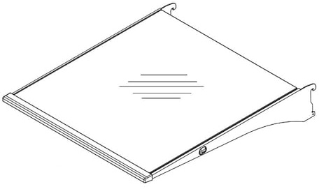 Whirlpool W10756310 Refrigerator Fixed Shelf Genuine Original Equipment Manufacturer (OEM) Part
