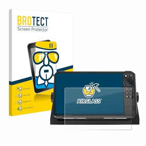brotect Pellicola Protettiva Vetro per Lowrance HDS 9 Live Echolot Protezione Schermo [Durezza Estrema 9H, Chiaro]