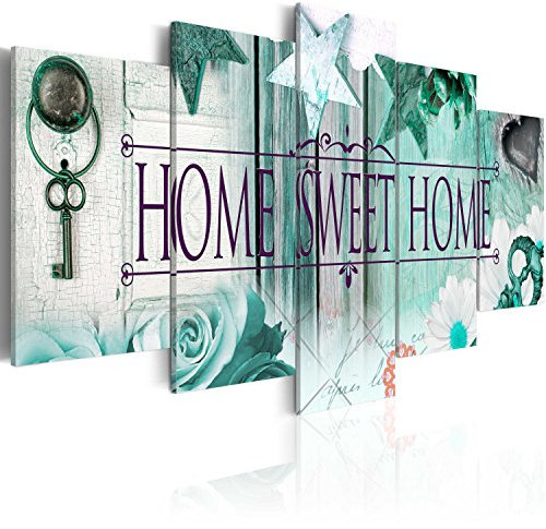 murando Acoustic Canvas Wall Art Home Flowers 225x112 cm / 89 x 44 picture with acoustic foam sound absorption print image Artwork 5 pcs room acoustics soundproofing 020115-73