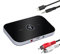 Adaptateur Bluetooth 5.0, Adaptateur Bluetooth AUX, recepteur Bluetooth/transmetteur Bluetooth, émetteur-récepteur Bluetooth 2 en 1 avec RCA 3,5 mm, Faible Latence, pour TV, PC (Noir)