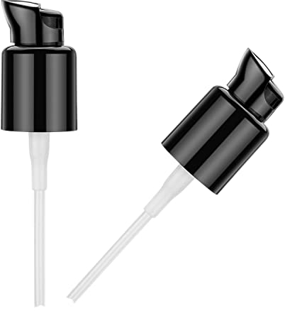 Diyfixlcd 2 Stück Foundation-Pumpe aus schwarzem Kunststoff, Kosmetik, Flüssigkeit, Foundation, Make-Up-Pumpe, Ersatzwerkzeug für Mac, doppelte Verschleißpumpe, Flaschen-Foundation