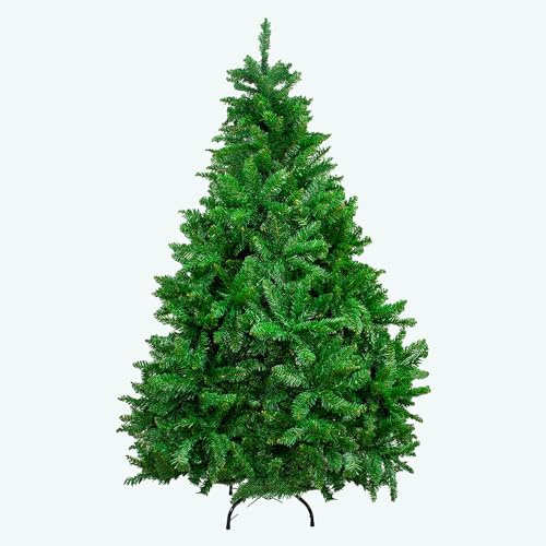 Árbol de Navidad 120cms, árbol de Navidad nevado, Luces de Navidad Opcionales, decoración arbol Navidad a tu Gusto, Christmas Tree 184 Ramas