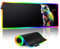 Frotox RGB Gaming Mouse Pad, XXL Mouse Mat 800 x 300 x 4 mm LED Desk Mat, 14 Modes Glow, 7 LED Colours, Extended Large Mousepad for Home Office Gaming Work (Black)