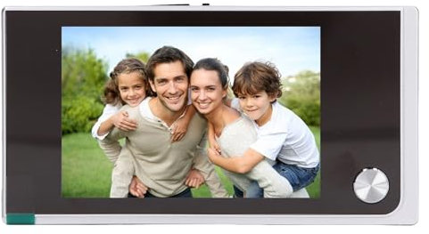 Elektronischer Türspion, 3,5-Zoll-LCD-Digitaltür, Viewer-Türklingel, Verbindung mit Gegensprechfunktion, 120-Grad-Weitwinkel, für Häuser, Bausätze
