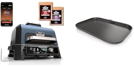Ninja Woodfire Pro Connect XL Elektrischer BBQ Smoker & Grill, kompatibel mit Woodfire BBQ Grill OG850/OG901