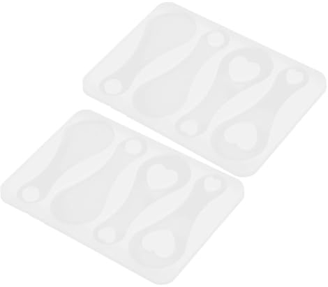 Shopping Cart Token Mold Key Ring Casting Silicone 2pcs DIY