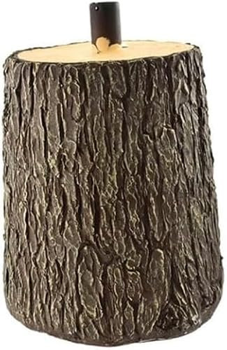 21 SHOP® Base Supporto Albero di Natale in Resina, Tronco Realistico Natalizio, Riproduzione come nella Realtà Solido Resistente, Addobbo Festivo Attacco Universale Altezza 55cm