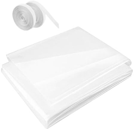 DIYEAH Película De Aislamiento Térmico Para Ventanas Transparente Back Adhesive y Cierre De Prueba De Viento Para Uso Ventanas