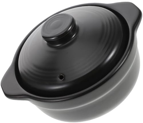Toyvian Cocotte en Céramique 126L Couvercle Casserole à Ragoût Antiadhésive Résistante à la Chaleur pour Cuisinière et Cuisson Mijotée Ustensile Cuisine Polyvalent pour Soupe et