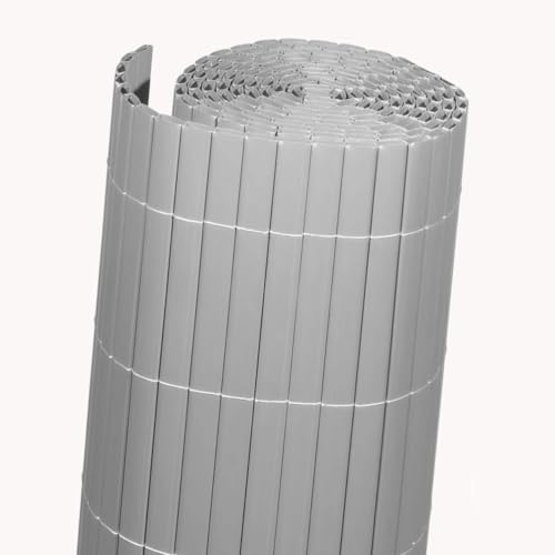 Videx-Sichtschutzmatte Rügen, Kunststoff aluminium, 90 x 300cm