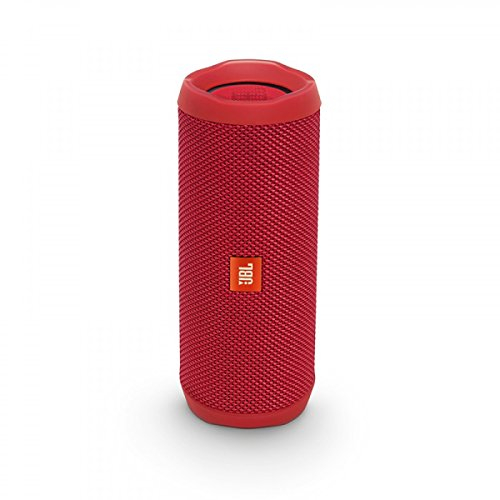 JBL Flip 4 - Enceinte Bluetooth portable robuste - Étanche IPX7 pour piscine & plage - Autonomie 12 hrs - Qualité audio JBL - Rouge