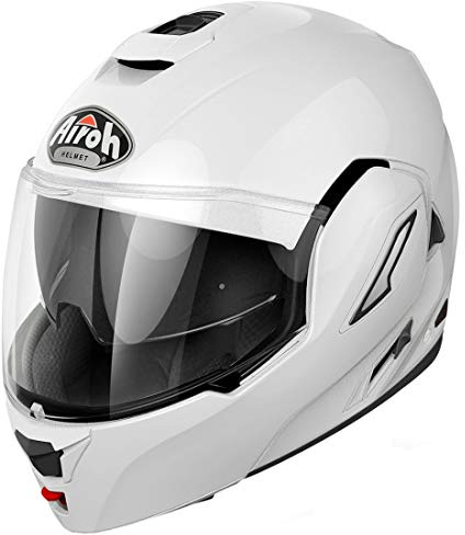 AIROH Unisex – Erwachsene REV 19 Helmet, Color White Gloss, XS