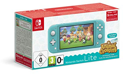 Nintendo Switch Lite Türkis & Animal Crossing: New Horizons-Edition