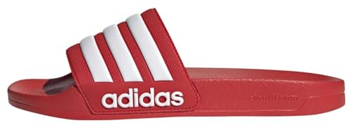 adidas Adilette Comfort Slides, Zuecos Unisex adulto, Vivid Red Cloud White Vivid Red, 42 EU