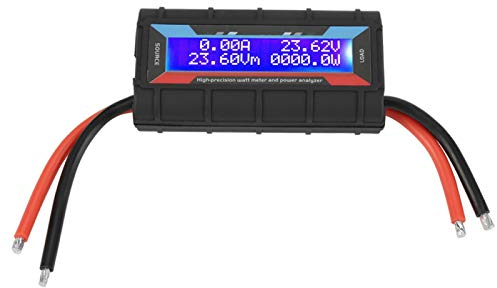 Testeur de Puissance de Watt, 4,8 V ~ 60 V 130 A Analyseur de Puissance de Haute Précision RC Wattmètre Affichage LCD Ampèremètre Voltmètre Multimètre pour Modèle d'avion RC 3,3 X 1,7 X 1 Po