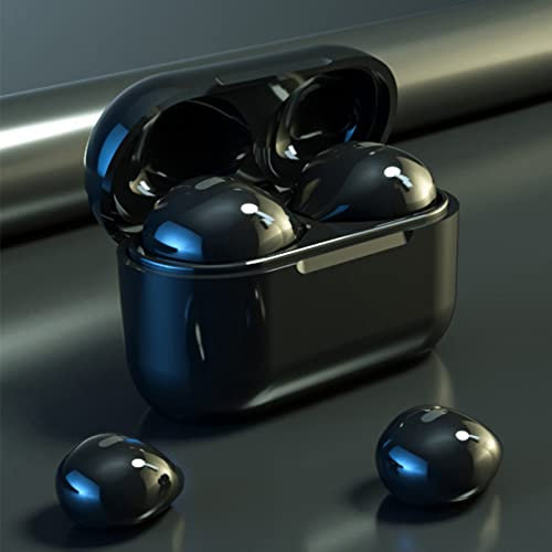Xuelan Cuffie Invisibili Mini Bluetooth 5.1 Auricolari Micro Auricolari Wireless Nascosti Con Microfono E Custodia Di Ricarica, Cuffie Touch Play Per Lo Sport Del Sonno, Microfon(Color:Nero)
