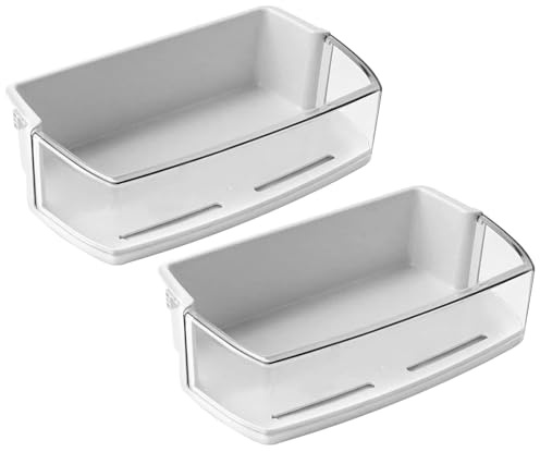 [2 PACK] AAP73631502 Refrigerator Door Shelf (Right) Replacement PD00005335 2443758 AP4563994 PS2581944 EAP2581944 compatible with LG KENMORE Refrigerator Door Shelves - BY AMI PARTS