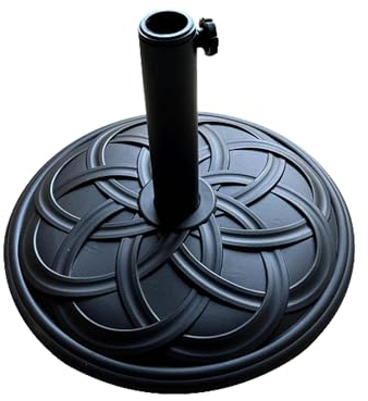 SG Traders 12kg Parasol Base - Heavy Duty Stand for Garden Umbrella, Outdoor Patio Umbrella Stand for Market & Garden umbrella holder, Iron Design Weighted Portable Freestanding Garden Parasol Holder