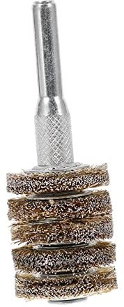 Gatuida Rust Removal Wire Brush for Drill Metal Brush Attachment Wire Wheel for Cleaning and Polishing