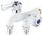 Grifo De Doble Salida De Agua - Grifo Anticongelante Para Lavabo De Tocador Grifo Para Lavabo De Lavandería | Práctico Grifo De Baño Para Lavandería Para Lavadora Para Cocina Y Lavadero