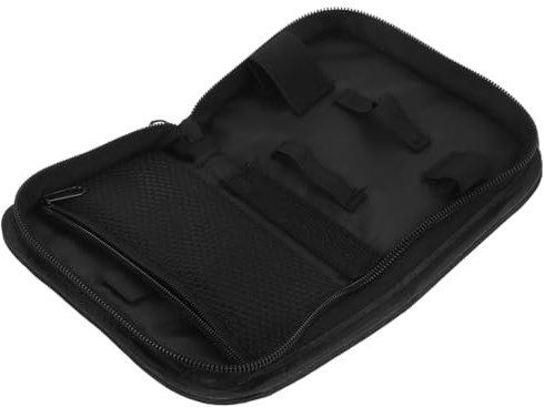 Healeved Estuche Glucometr Bolsa PortáTil para GlucóMetr, Estuche Organizador De Suministros para DiabéTicos, Bolsa De Almacenamiento Impermeable Y Antigolpes para Monitor, Negro