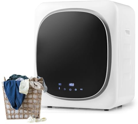 Portable Mini Table Top Tumble Dryer & Washing Machine - 4KG Capacity, 800W Power, Fully Automatic Compact Design for Efficient Laundry Solutions