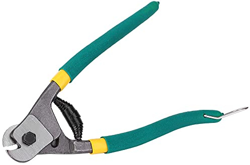 HUIOP Tagliafilo in Acciaio, Pinza Tagliente, Acciaio di Alta qualità, Piccolo e Leggero, Impugnatura Comoda Multicomponente, Adatto per Tubi della del Freno, Cavo, Anima