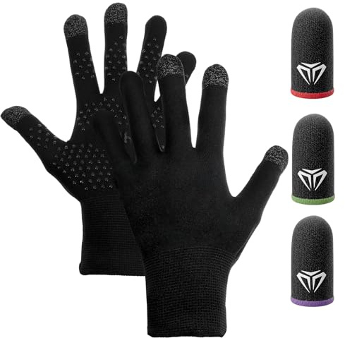 Qianyu Mobile Gaming Handschuhe Touchscreenhandschuhe Thumb Daumenhülle