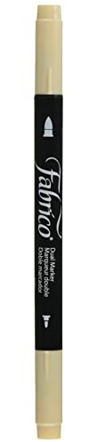 Tsukineko Dual-Ended Fabrico Marker Color-Fast, Sand