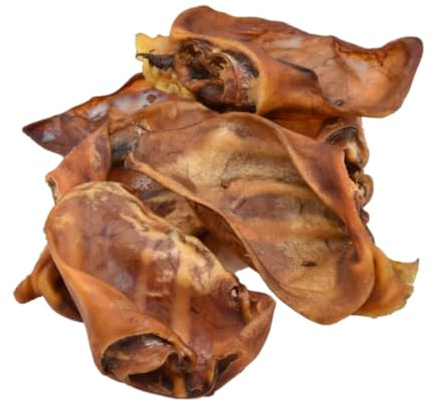Express Pet Supplies 20 x Premium Grade Natural Pigs Ears