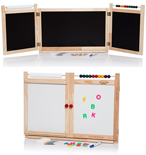 AZZAP WANDTAFEL Schreibtafel Maltafel Magnettafel Schultafel Kindertafel Papierrolle Kreidetafel SARA 3