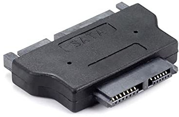 ezqnirk 1pcs Slimline SATA Adattatore Serial ATA 7 + 15 22pin maschio a Slim 7 + 6 13 PIN Adattatore femmina