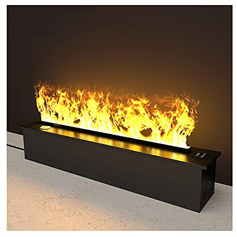 Caminetto a finta fiamma Caminetto decorativo 29.5 pollici a muro / a parete □ Inserire lampada alogena Camino elettrico con funzione di riempimento dell'acqua automatica e regolazione della fiamma Ef