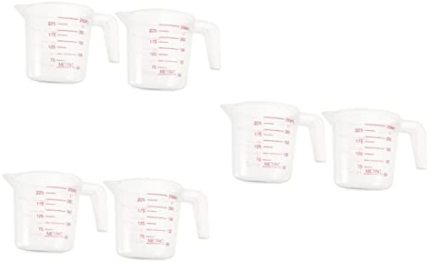 Beavorty 6pcs Parrot Milk Feeder Scale Cup Bird Nursery Scale Cup for Parrot Feeding Tool Bird