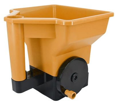 Manueller Samenstreuer für Garten, Rasen, Streuer für ausbringen von Dünger, Samen und Streusalz, Sämaschine