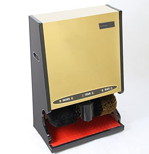 Cireuse de Chaussures Machine de Cirage de Chaussures à Induction Automatique, Polissage de dépoussiérage, Brosse combinée, cireuse de Chaussures électrique pour l'entretien des Chaussures