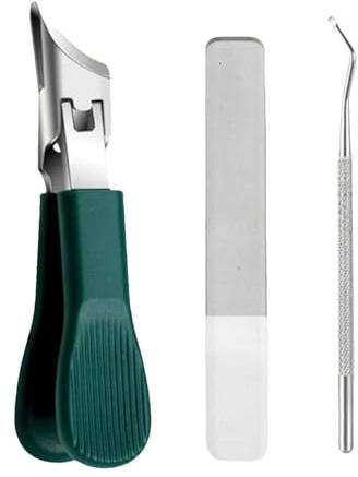 Nagelknipser, schräge Linienschneider – Nagelknipser für breite | Spritzwassergeschütztes Kurvenwerkzeug für Senioren, Erwachsene und Frauen