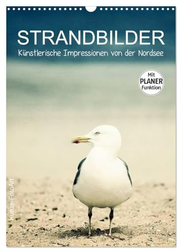 Strandbilder - Künstlerische Impressionen von der Nordsee (Wandkalender 2026 DIN A3 hoch), CALVENDO Monatskalender: Ein praktischer Familienplaner mit ... Bildern von der Nordsee (CALVENDO Natur)