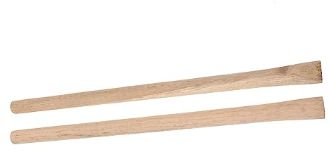 Milisten Manche en Bois Dur pour Houe Et Pelle De Jardinage, Lot De 2 Manches à Balai en Bois 50-51 Cm, Remplacement pour Outils Agricoles, Accessoires De Jardin Résistants Et Ergonomiques
