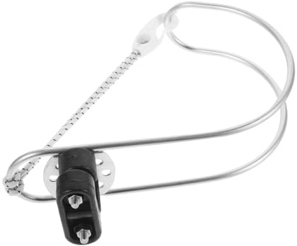 TOYZFRIENDY Stainless Steel Horseshoe Lifebuoy Bracket Life Ring Holder for Boats and Yachts Secure Nylon and Plastic Swimming Ring Support Compact Portable Lifebuoy Mount