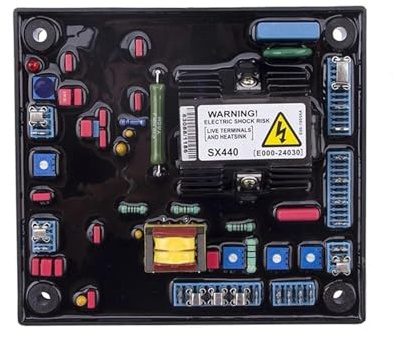Regolatore generatore SX440 AVR Modulo di controllo automatico della tensione Stabilizzatore alternatore monofase AC senza spazzole trifase da 200 kW(Red sx440)