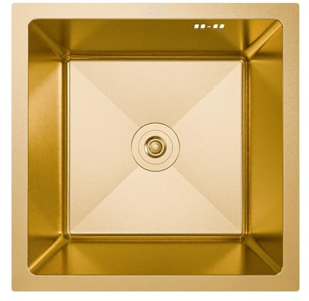 ANW HOME Diskho Kök 1 ho 44x44 cm, Guld PVD