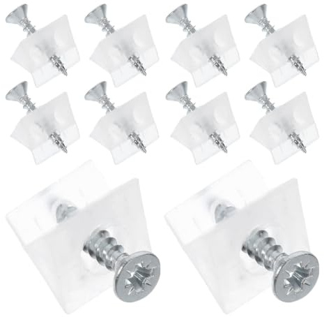 Hoement Cuñas Soporte Versátil 50 Diseño Simple y Práctico de Plástico para Muebles Mantiene la Forma y Facilita la Reparación para Estanterías y Armarios