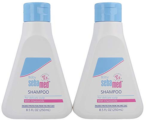 Sebamed Children's Shampoo 8.5 Fluid Ounces 250 mL (Pack of 2) Ultra Mild pH 5.5 Alkali-Free Dermatologist Recommended