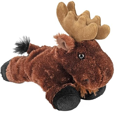 Wild Republic 17913 Hug 'ems Plüschtier, Kuscheltier, Elch 18 Cm