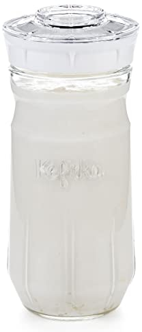 Kefirko Fermentations Set | Milch- und Wasserkefir selber herstellen - 1,4 Liter Weiß