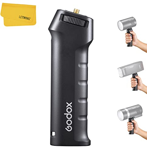 Godox FG-100 Poignée Flash, Poignée de Support de Flash Portable | Stabilisateurs de Support Speedlite à Vis 1/4, Postuler à Godox AD200 Pro/AD300Pro/AD300ProII/AD100Pro/AD100Pro II Flash etc