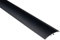 Effector Gewölbt Übergangsprofil, 180 cm, 40x5 mm, Schwarz, Übergangsprofil Höhenausgleich, Eloxiertes Aluminium Winkelprofil, Bodenleisten mit Silikondichtung