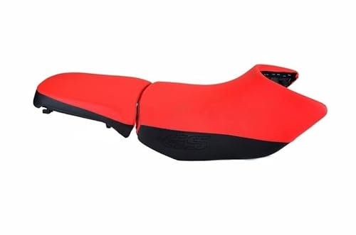 Moto Discovery Funda de Asiento Compatible con BMW R1200GS Adventure 2004-2012 Rojo/Negro