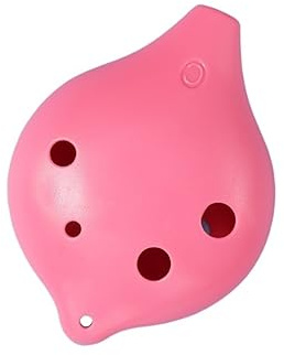 OUSIKA Ocarina 6 Loch Alto C Key Ocarina for Anfänger Professionelle AC Harz Sechs Loch Ocarina Student Blas Instrument Flöte (Color : 1)